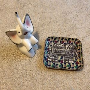 Urban Outfitters Elephant Ring Holder and Dish
